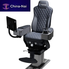 Flight simulator seat COMMAND Lcrewwith integrated screenwith armrests