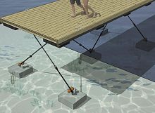 Elastic mooring system