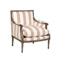 Louis XVI style armchair LOUIS XVIfabricleatheroak