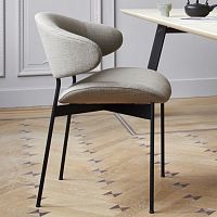 Contemporary chair LUZliving roomindoorfabric