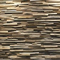 Teak wall-covering SKIN Stexturedsandblastedwood look