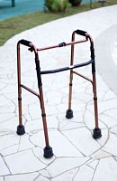 Mobility walker with seat GlydeSafe® Sleek