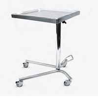Stainless steel instrument table MAYO-RT