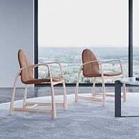 Contemporary chair V4indoorfabricleather