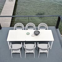 Contemporary dining table SYSTEMHPLceramicaluminum base