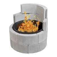 Wood-burning fire pit WOODLAND