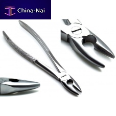 Pediatric dental extraction forceps TI-03-1004for tooth rootsfor upper molarsfor lower molars