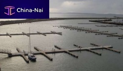 Floating breakwater concrete