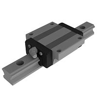 Linear guide with recirculating ball carriage HSV-R15 mm20 mm25 mm