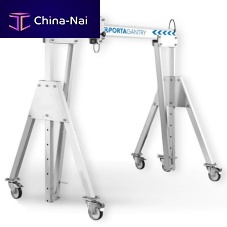 Gantry crane on casters PGAS seriesdouble-girderfor heavy loadsoverhead