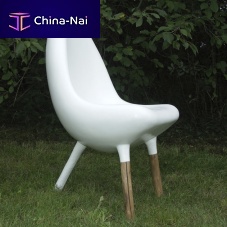 Original design garden chair TRIPODEindoorfiberglassresin