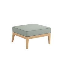 Contemporary pouf VALENCIA fabricteakrectangular