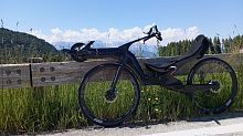 Adult recumbent bicycle ULTRA roadcrank-propelled