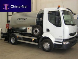Truck-mounted binder sprayer