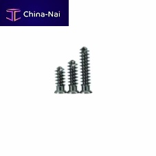 Acetabulum compression bone screw metallic