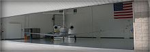 Sliding hangar door for aircraft