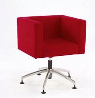 Contemporary armchair CHARLIEtextilestar baseswivel