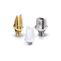 Titanium implant abutment zirconiainternalstraight