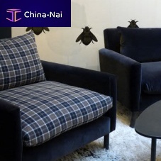 Contemporary armchair MIRAfabricwith washable removable cover