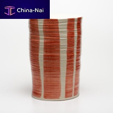 Contemporary stool BRUSHporcelainhandmadeoutdoor