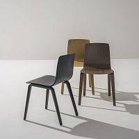 Contemporary chair AAVA 02indoorfabricleather