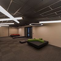 Wire mesh suspended ceiling SYSTEMpanelfloatingfor clean rooms