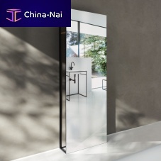 Wall-mounted bathroom mirror BetteLux Shapecontemporaryrectangularwood veneer