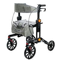 4-wheel rollator MHRL108BKwith armrestsheight-adjustablefolding