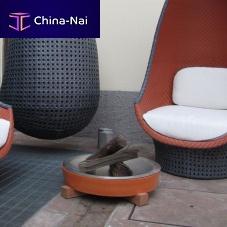 Wood-burning fire pit DEDONceramic