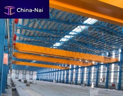 Double-girder bridge crane high-capacitywith hoistlow headroom