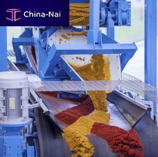 Distribution hopper EURO COLORMIX for concretewith belt conveyor