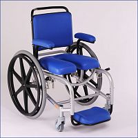Manual wheelchair Juniorpediatricshowerwith legrest