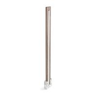Contemporary light column Toast walnutLEDindoor