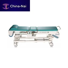 Ultrasound imaging examination table E UltraBed electricheight-adjustableon casters