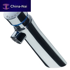 Washbasin single tap PRESTO NEO® : 65000countertopself-closingchrome-plated brass
