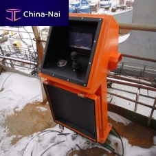 Ship monitoring system winch
