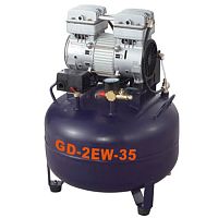 Dental compressor GD-2EW-351-workstationoil-free
