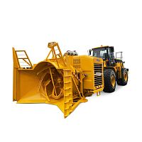 Truck-mounted snow blower D87for runway