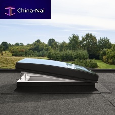 Flat roof skylight CFPfor inclined roofsfor homewith skylight frame