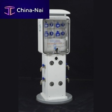 Water supply pedestal Acquarius By Gigieffe electrical distributionwith built-in lightfor docks