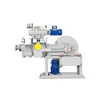 Piston vacuum pump VVB + RO300 Rootswith oil loss lubrificationtwo-stage
