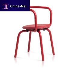 Contemporary chair PARRISHindoorleatheraluminum base