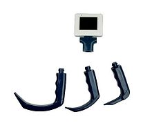 Pediatric video laryngoscope single usewith bladewith integrated video monitor