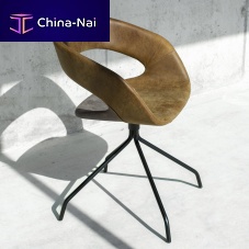 Scandinavian design chair CHATindoorleatherfabric