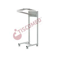 X-ray apron rack on casters TLEH 3810