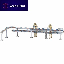 Linear loading system semi-automaticfor traysautomated