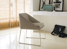 Contemporary chair KELLY polyurethanesled basecontract