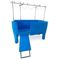 Floor-mounted grooming bathtub 120-125