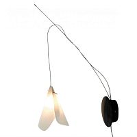 Contemporary wall light GINGKOindoorsteelcast iron