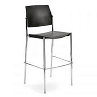 Contemporary stool BRIDGET 120plasticmetal baseupholstered